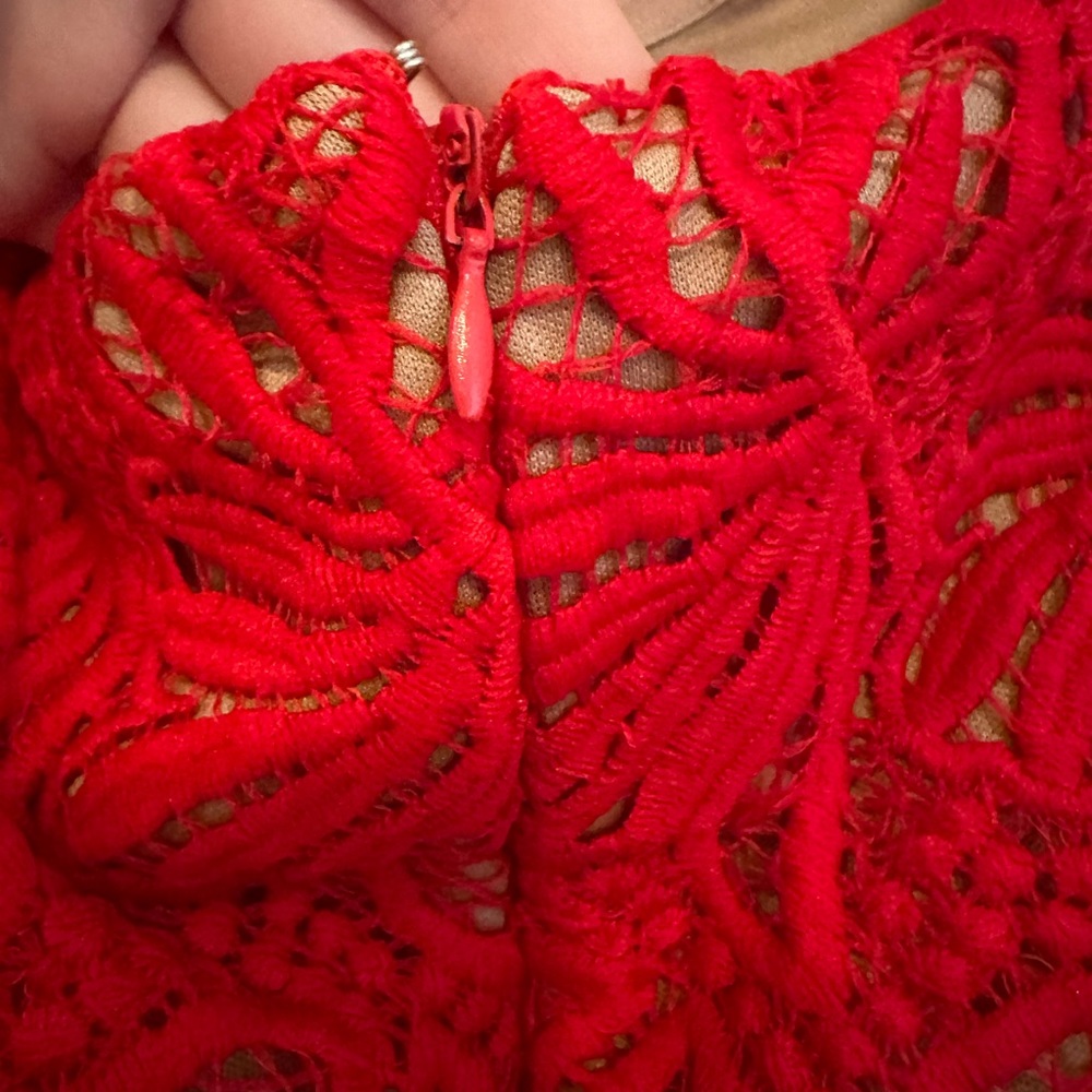 Red Lace Dress - Picture 7 of 12